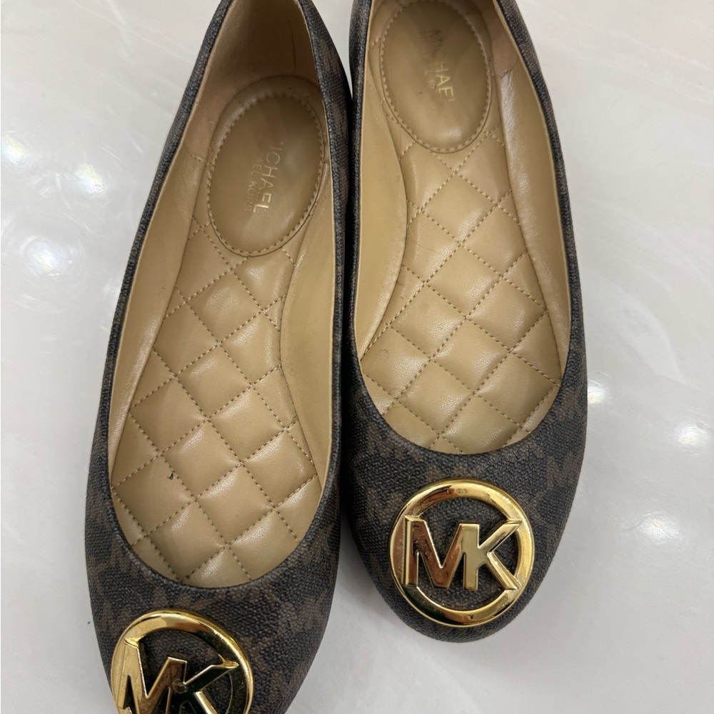 Michael Kors Women's Brown Ballet Flats